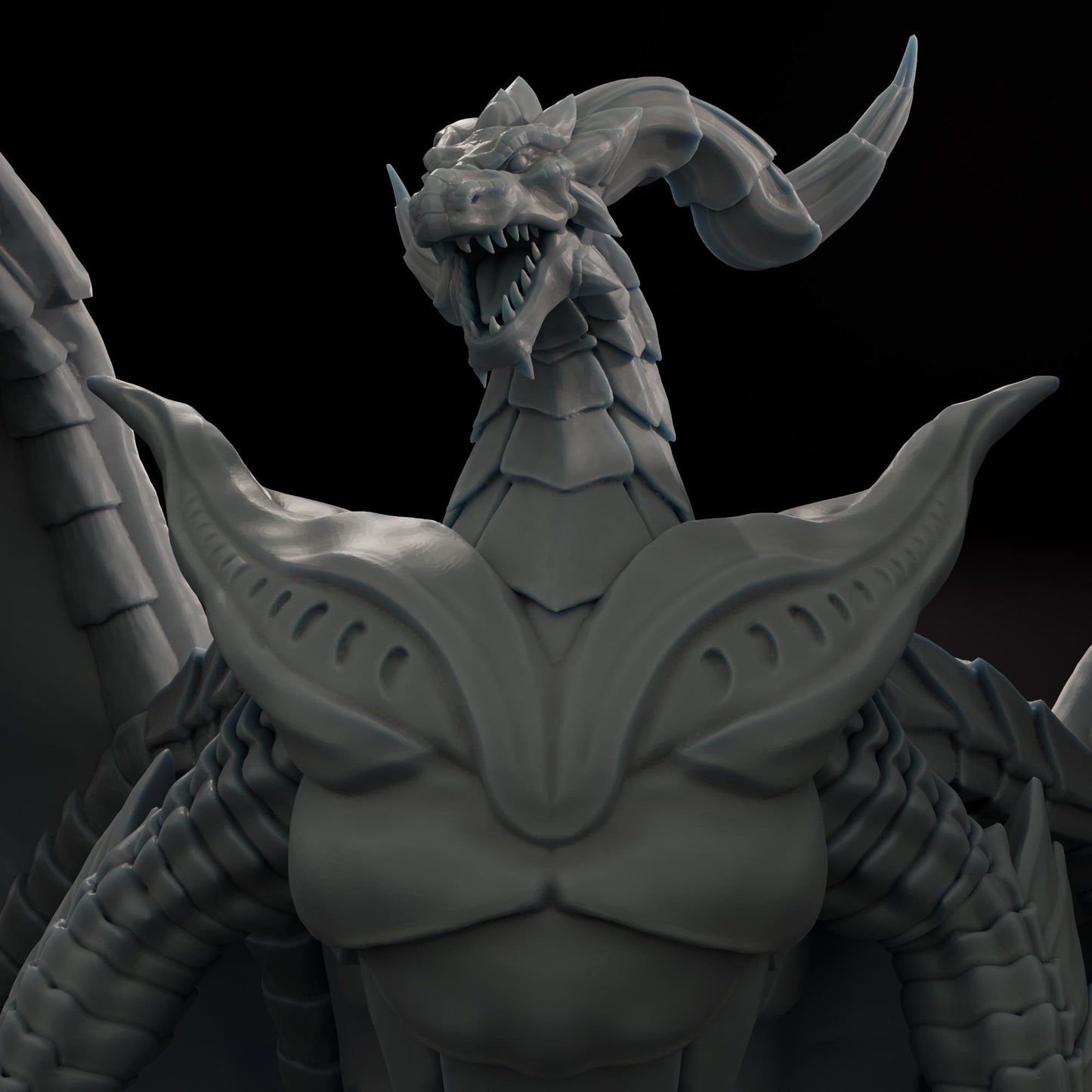 Bahamut, King of Dragons -  32mm Scale Fantasy Tabletop RPG Miniature