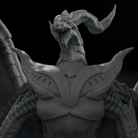 Bahamut, King of Dragons -  32mm Scale Fantasy Tabletop RPG Miniature