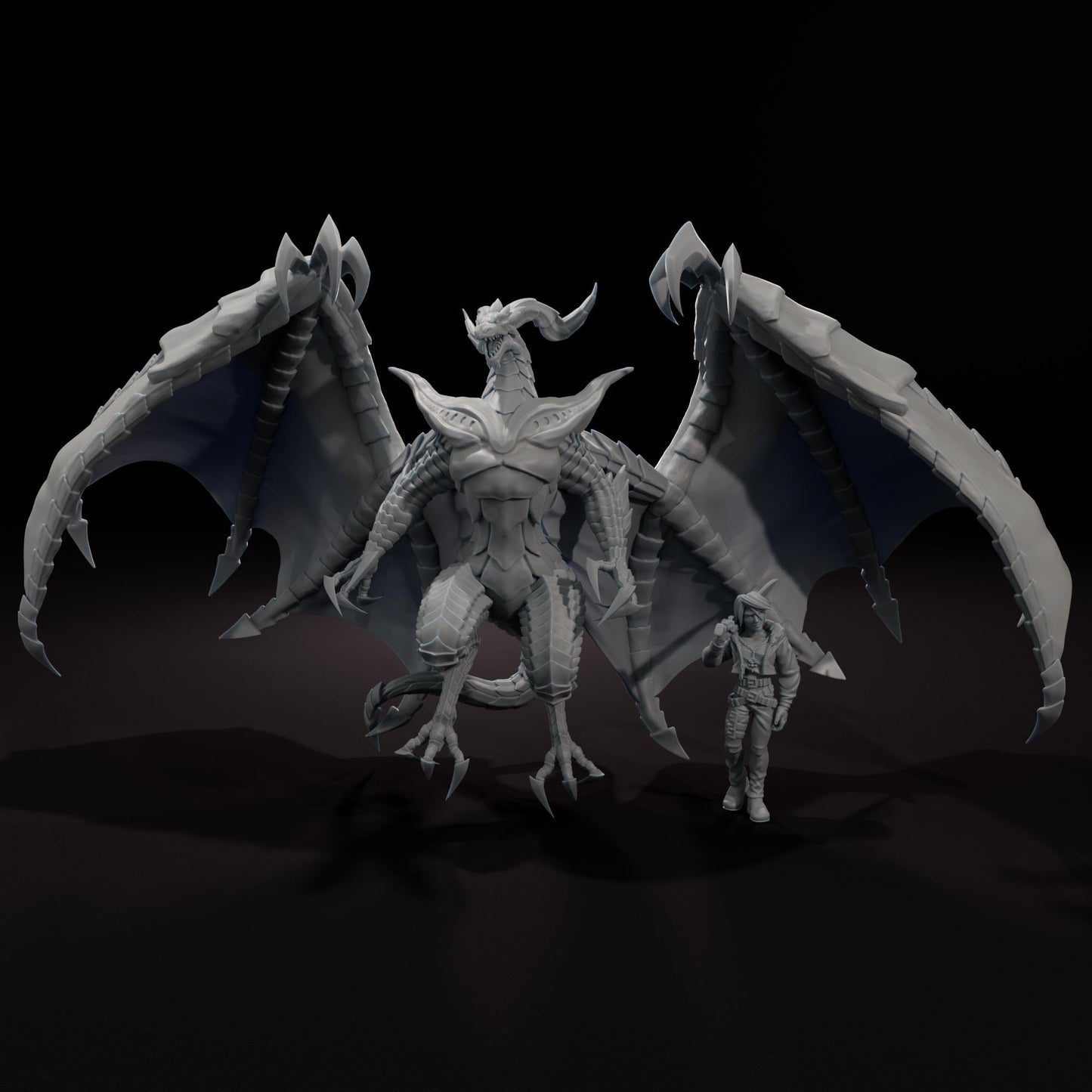Bahamut, King of Dragons -  32mm Scale Fantasy Tabletop RPG Miniature