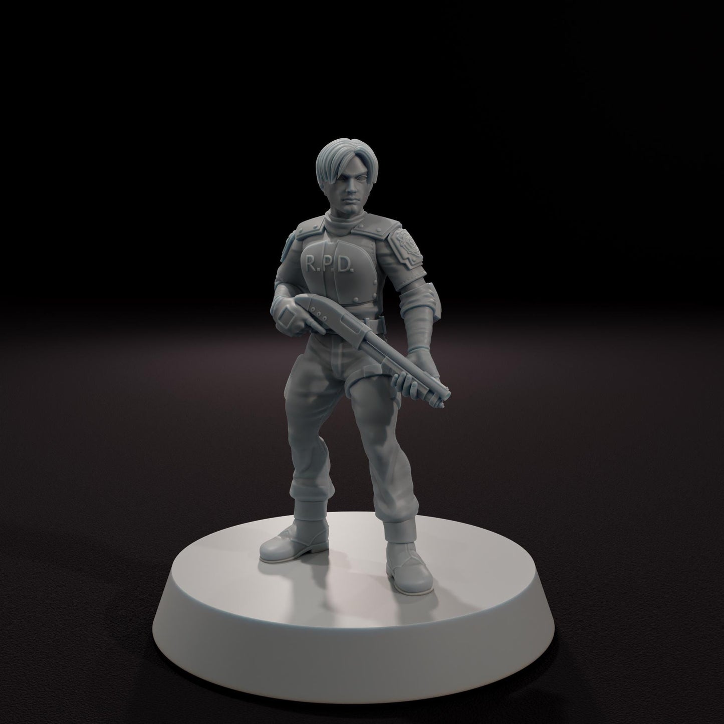 Rookie Police Officer -  32mm Scale Post-Apocalyptic Horror Miniature