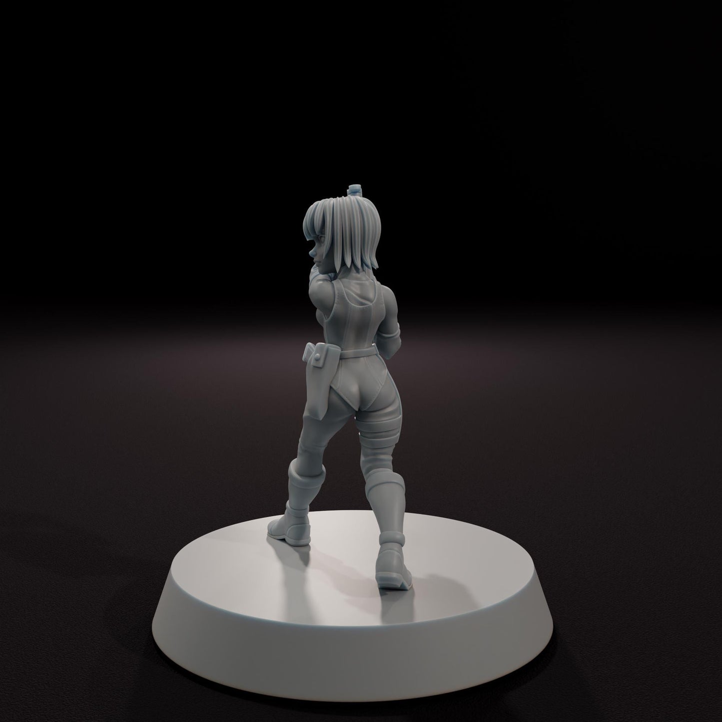 Dinosaur Hunter -  32mm Scale Post-Apocalyptic Horror Miniature