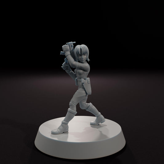 Dinosaur Hunter -  32mm Scale Post-Apocalyptic Horror Miniature