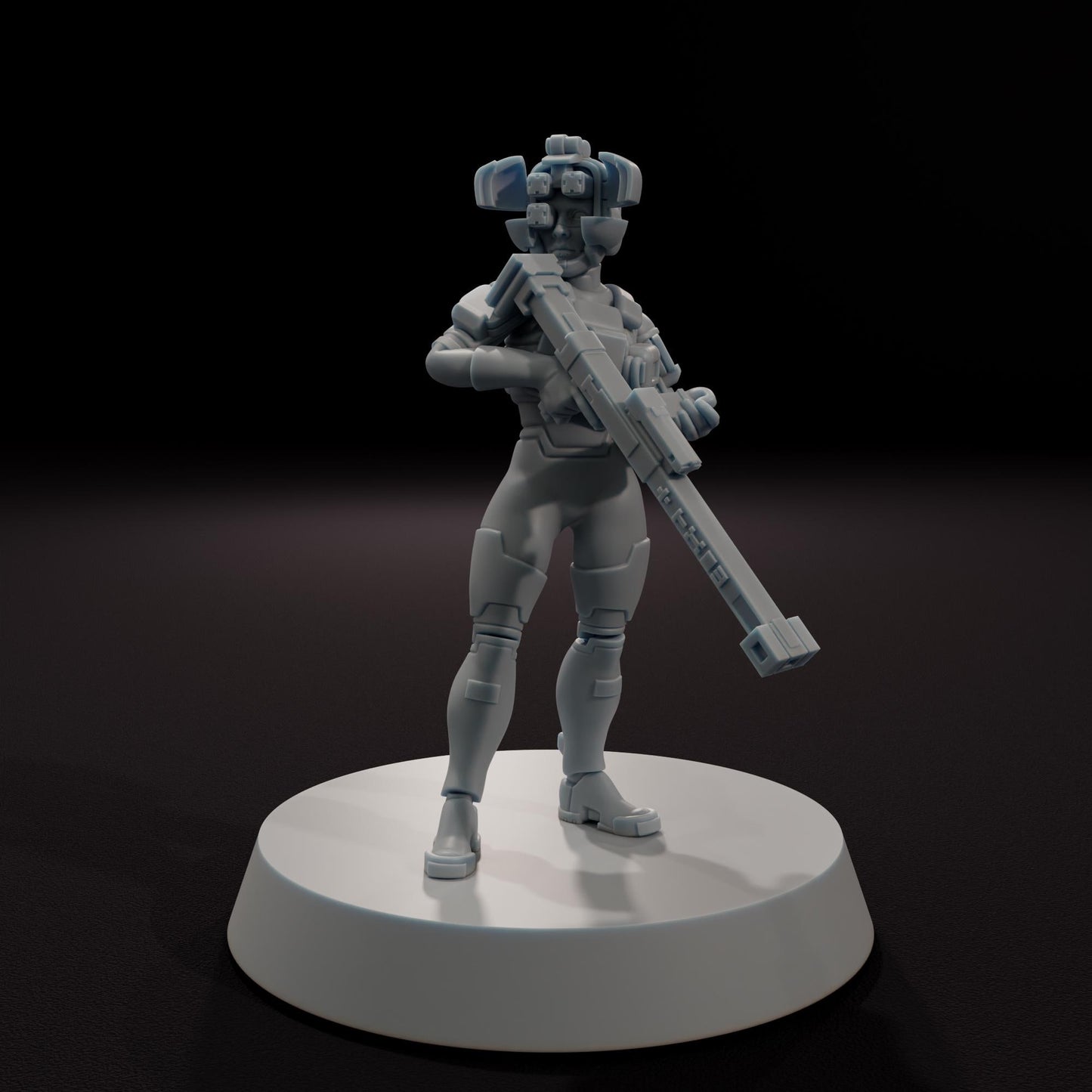 Samsara Scout Mercenary Frame - Multiple Poses - SkullForge Studios - Sci-Fi Tabletop Miniatures