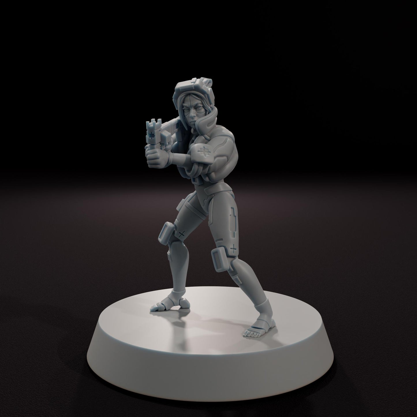 Samsara Rogue Mercenary Frame - Multiple Poses - SkullForge Studios - Sci-Fi Tabletop Miniatures