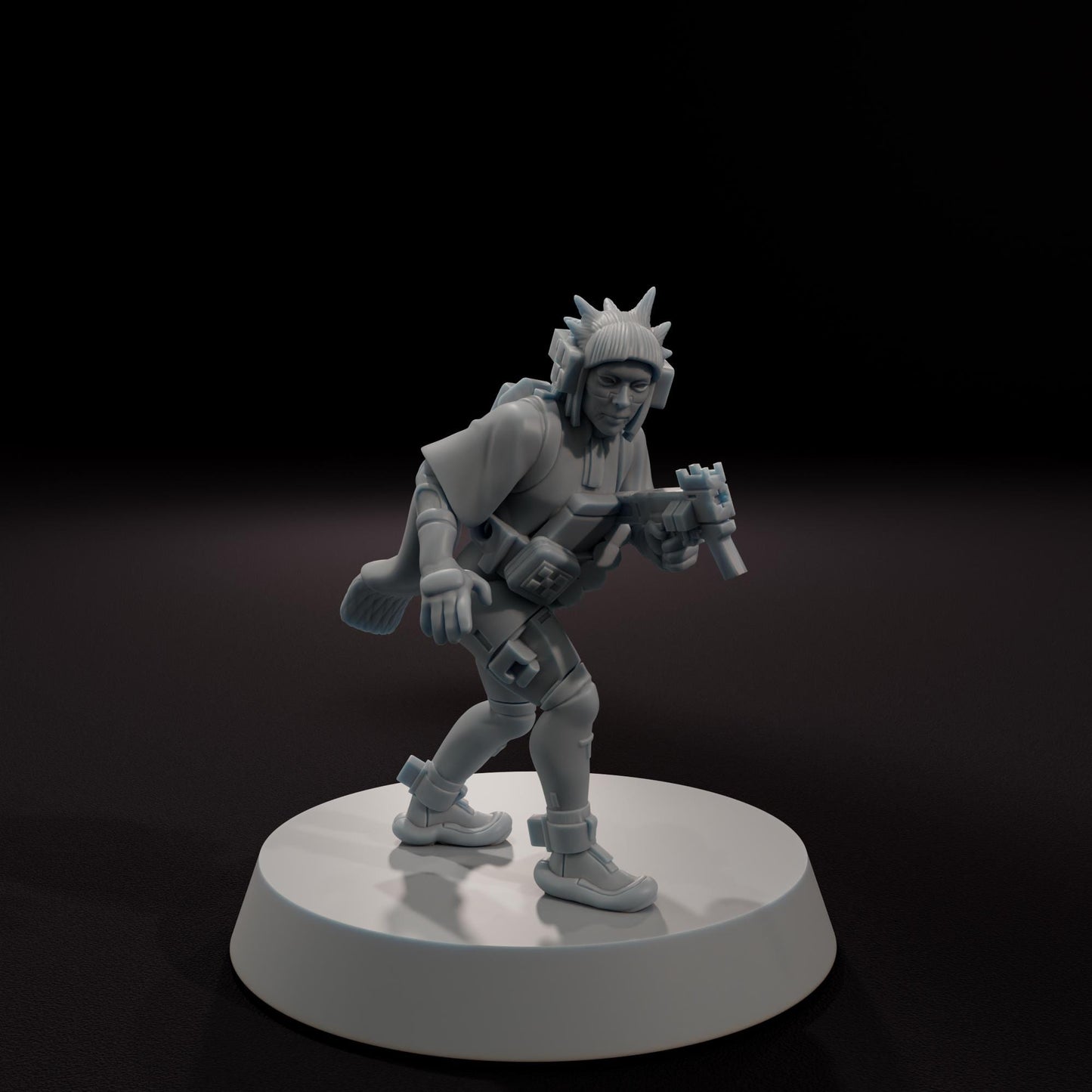 Samsara Rascal Mercenary Frame - Multiple Poses - SkullForge Studios - Sci-Fi Tabletop Miniatures