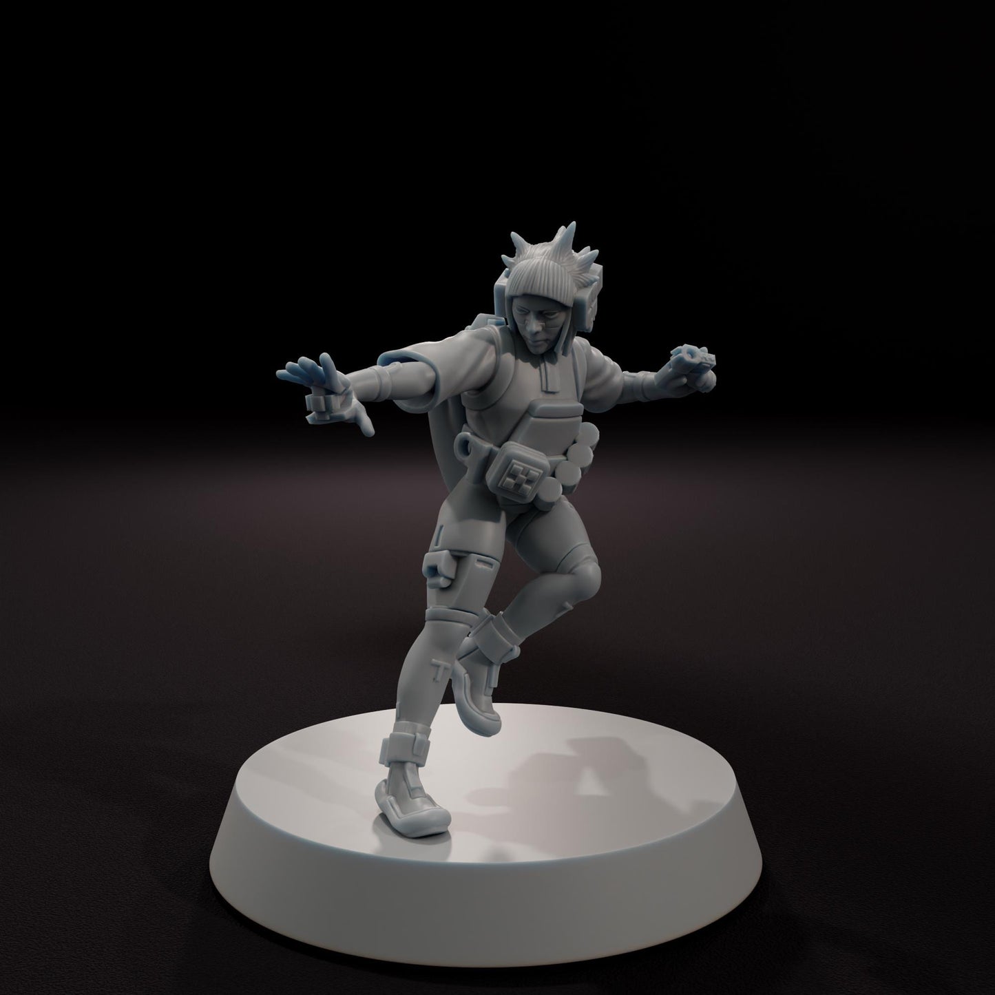 Samsara Rascal Mercenary Frame - Multiple Poses - SkullForge Studios - Sci-Fi Tabletop Miniatures
