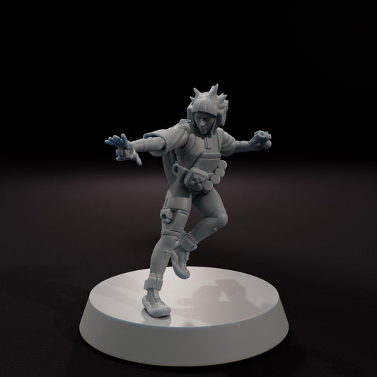 Samsara Rascal Mercenary Frame - Multiple Poses - SkullForge Studios - Sci-Fi Tabletop Miniatures