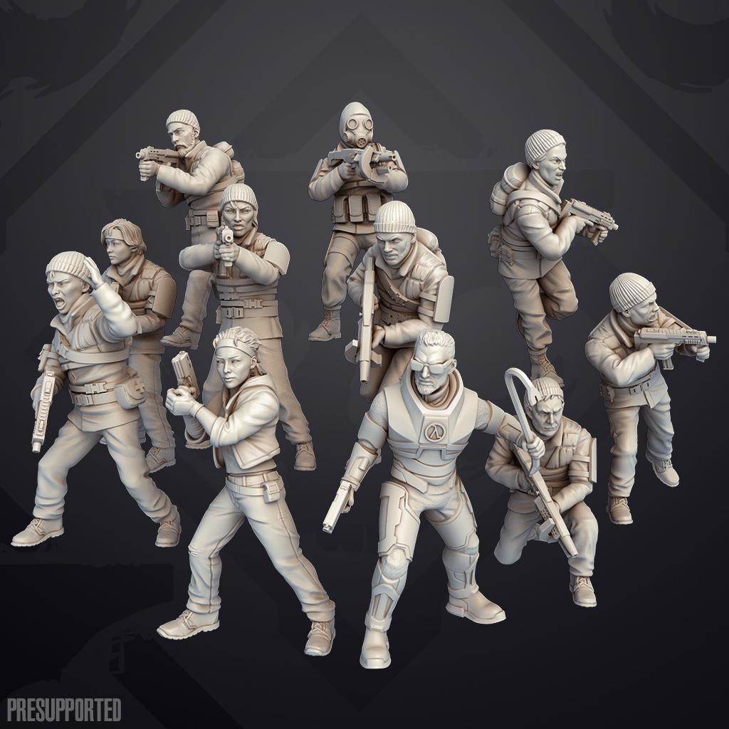 The Human Resistance - SkullForge Studios - Sci-Fi Tabletop Miniatures