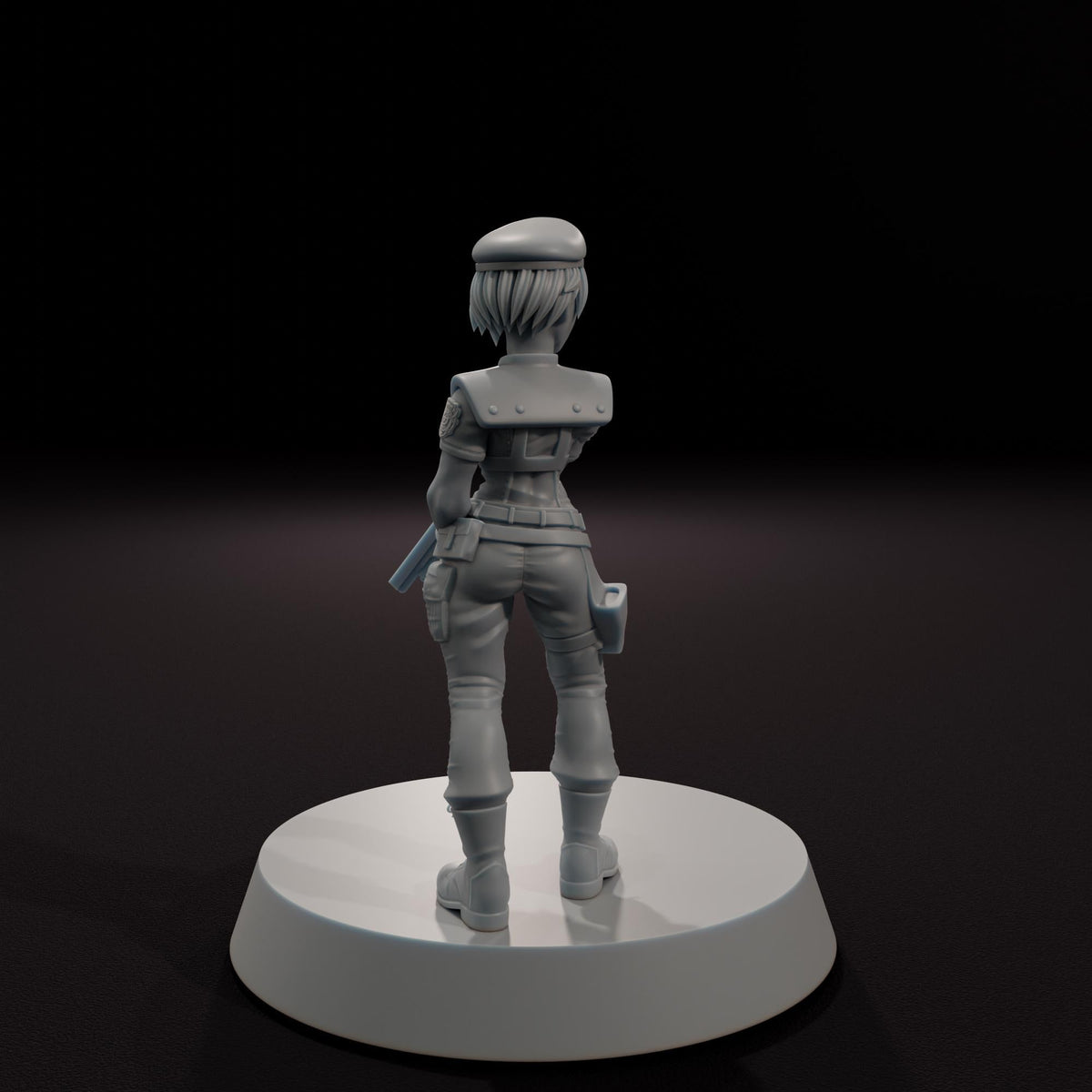Female Special Response Operative -  32mm Scale Post-Apocalyptic Horror Miniature