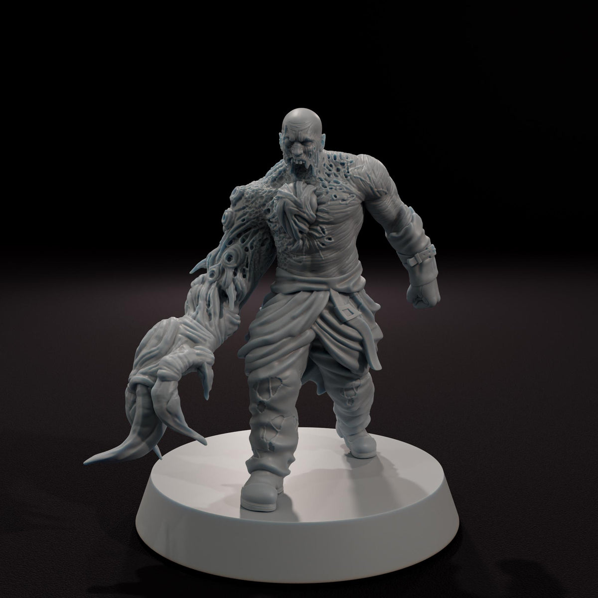 The Stalking Mutant - Aftermath Studios - Post-Apocalyptic Horror Miniature
