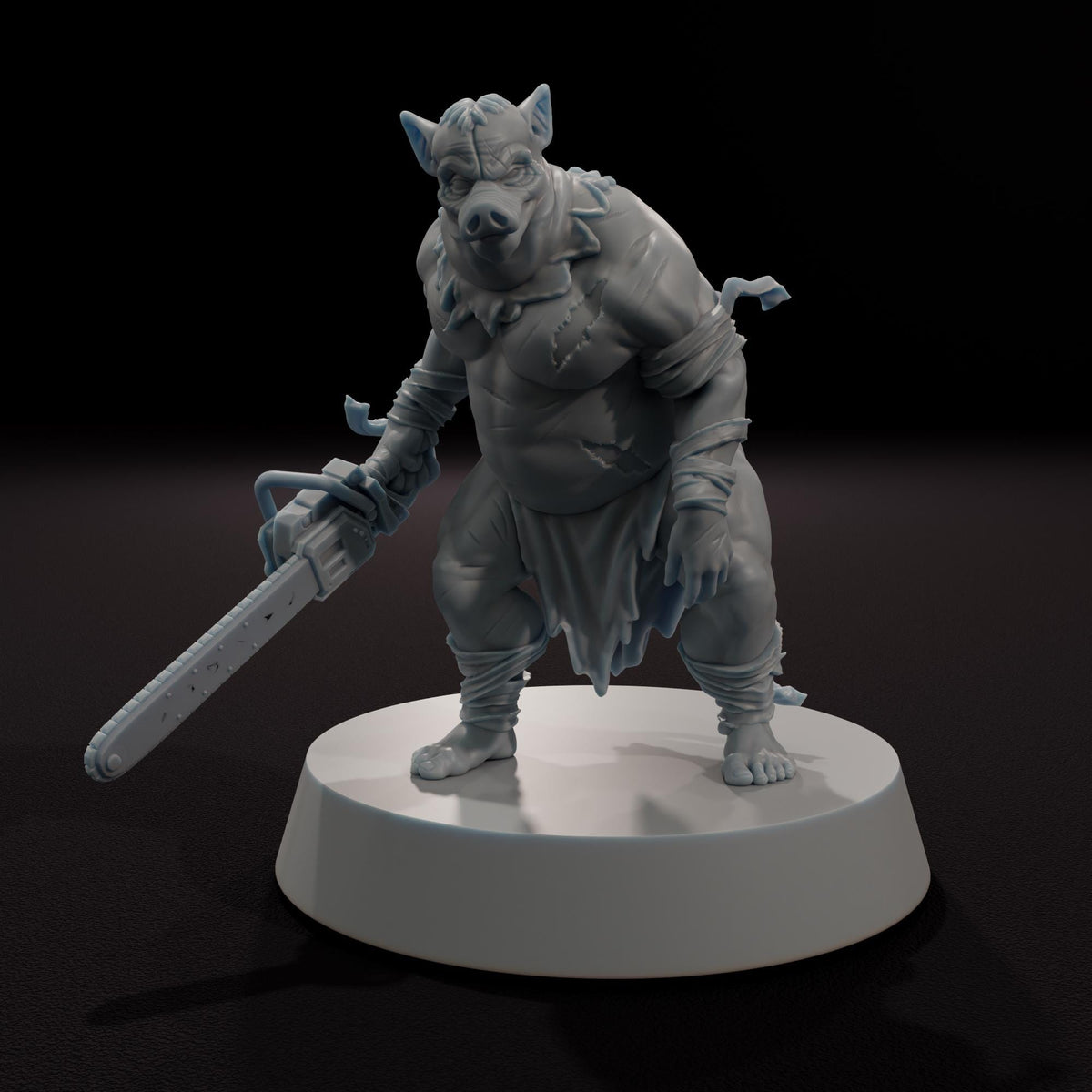 The Pig Man - Aftermath Studios - Post-Apocalyptic Horror Miniature