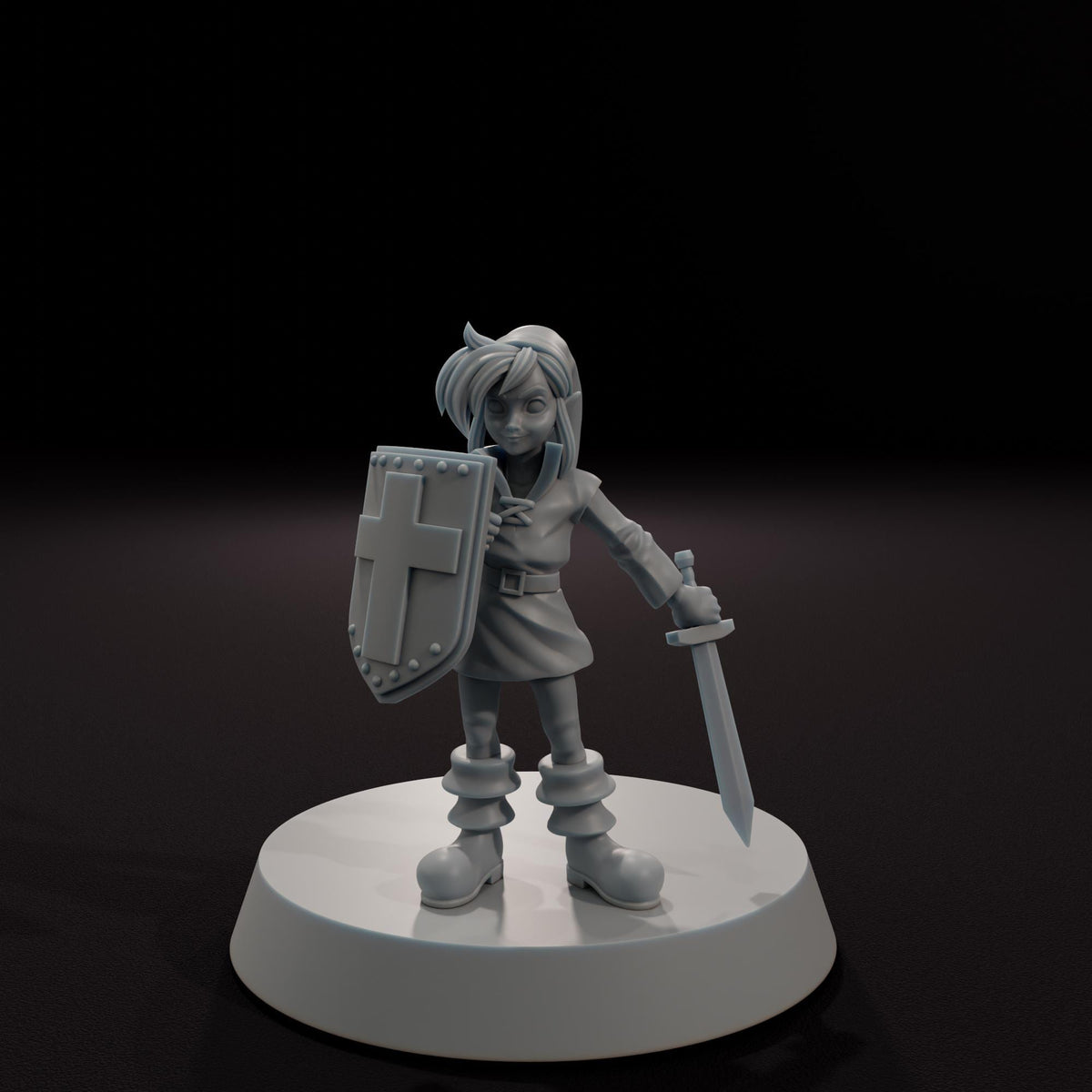 Young Hero of Legend -  32mm Scale Fantasy Tabletop RPG Miniature