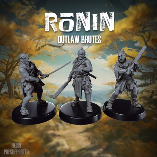Ronin Outlaw Brutes - SkullForge Studios - Tabletop Miniatures