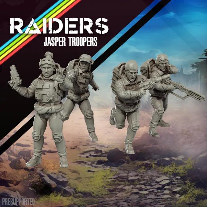 Raiders Jasper Troopers - SkullForge Studios - Tabletop Miniatures