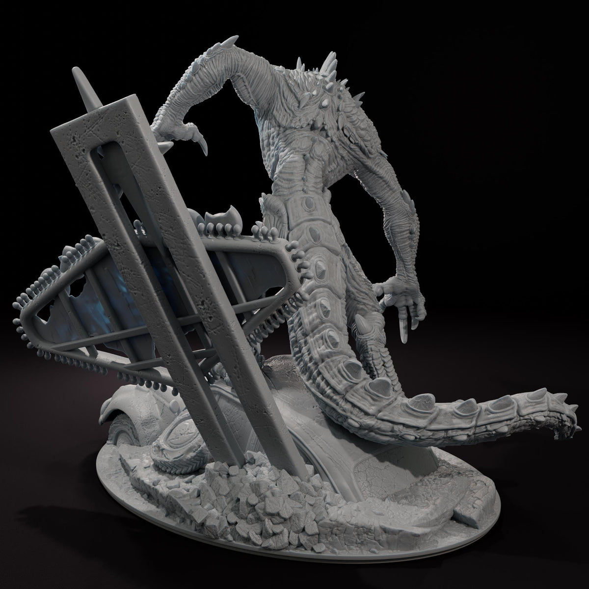 Claw of the Wasteland -  1/12 Scale 282mm Resin Statue - Bulkamancer Sculpts - Unpainted Kit