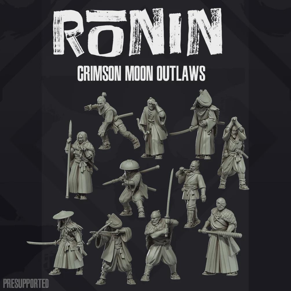 Ronin Crimson Moon Outlaws - SkullForge Studios - Tabletop Miniatures