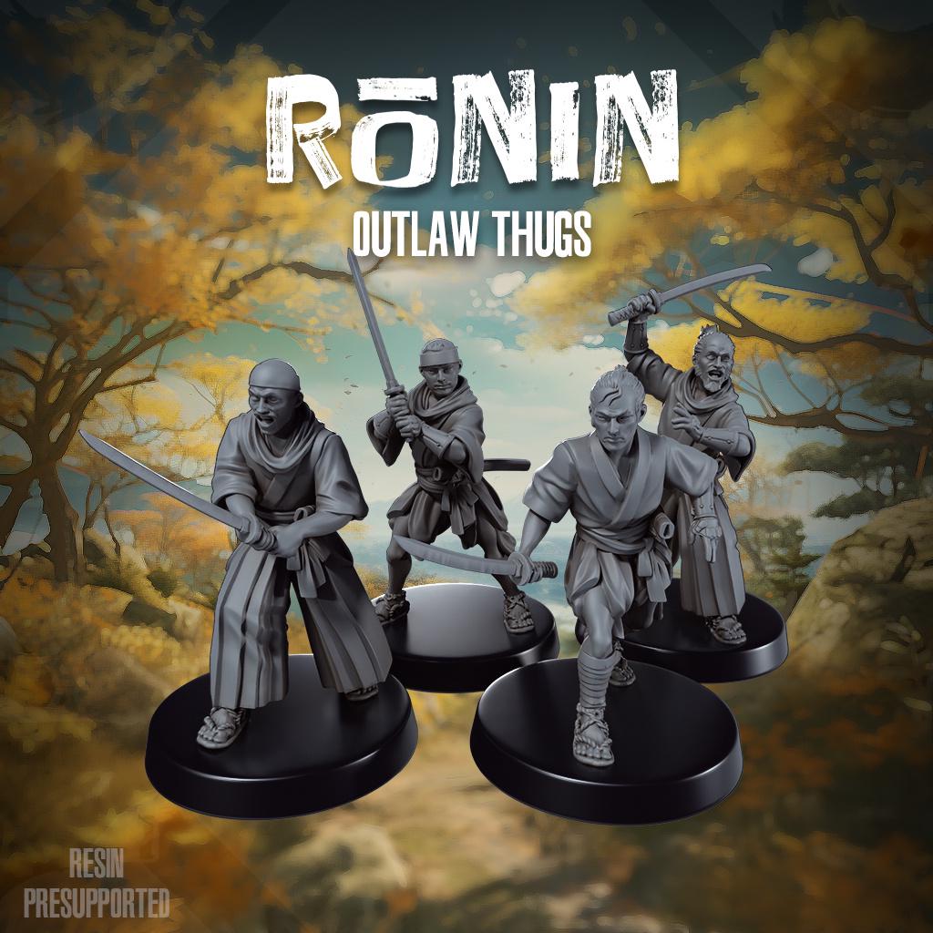 Ronin Outlaw Thugs - SkullForge Studios - Tabletop Miniatures
