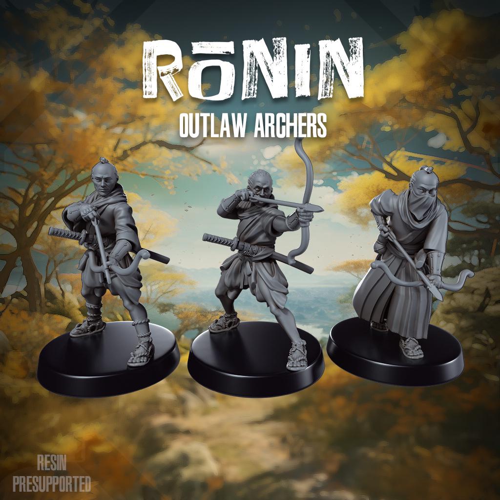 Ronin Outlaw Archers - SkullForge Studios - Tabletop Miniatures