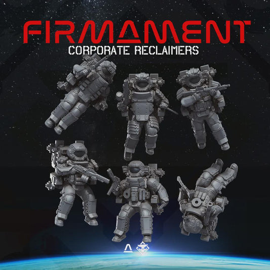 Firmament: Corporate Reclaimers Modular Kit - SkullForge Studios - Sci-Fi Tabletop Miniatures