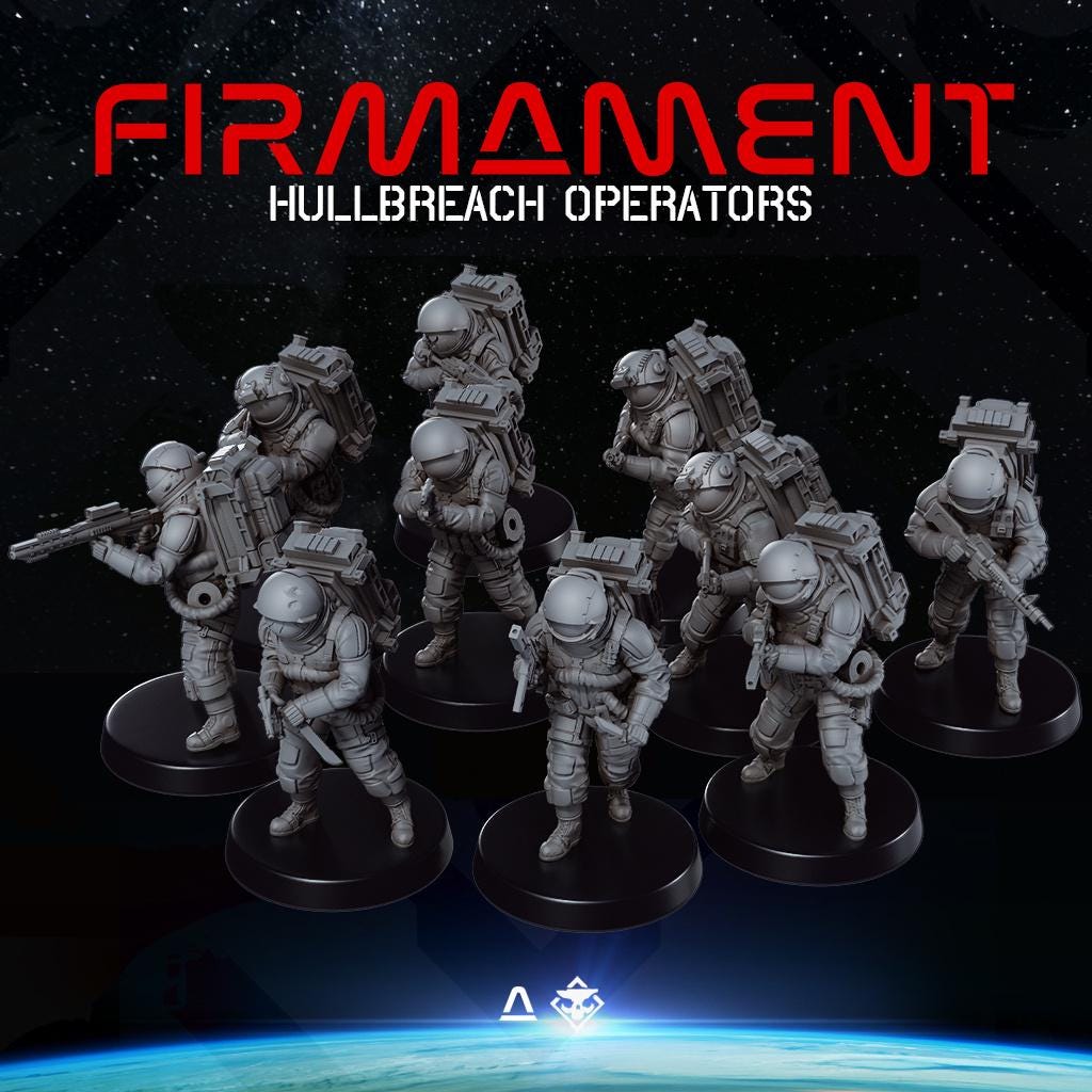 Firmament: Hullbreach Operators - SkullForge Studios - Sci-Fi Tabletop Miniatures