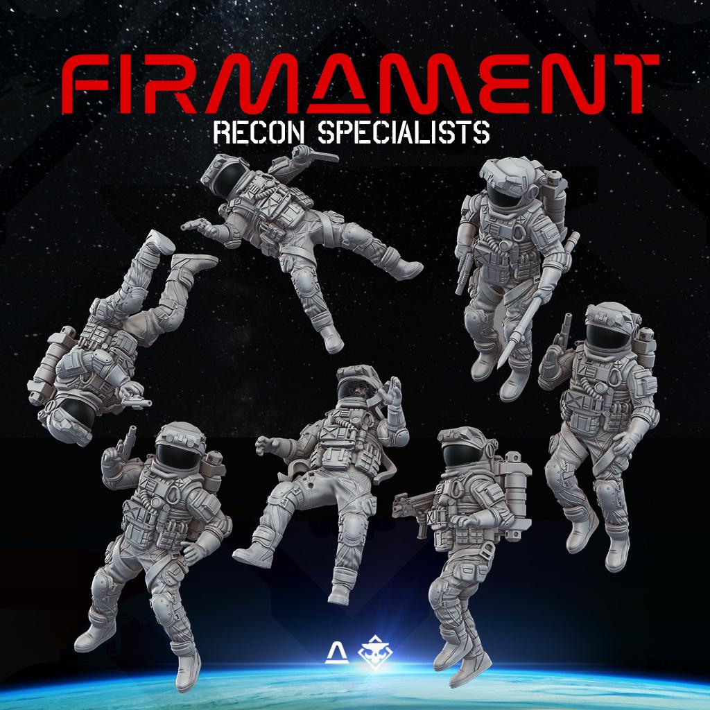 Firmament: Recon Specialists Modular Kit - SkullForge Studios - Sci-Fi Tabletop Miniatures