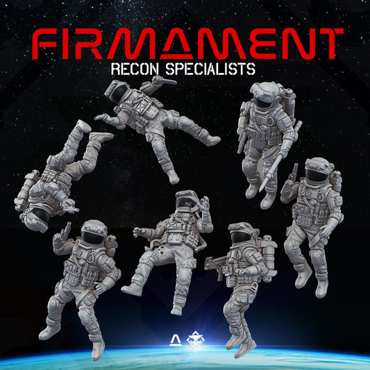 Firmament: Recon Specialists Modular Kit - SkullForge Studios - Sci-Fi Tabletop Miniatures