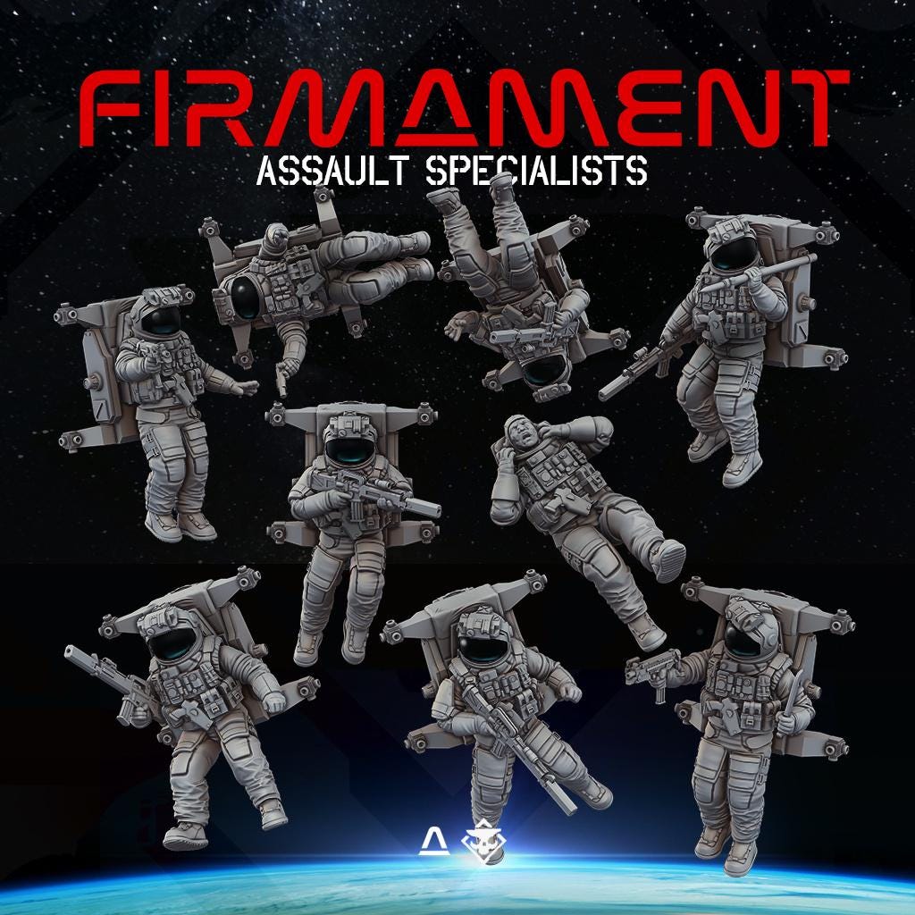 Firmament: Assault Specialists Modular Kit - SkullForge Studios - Sci-Fi Tabletop Miniatures