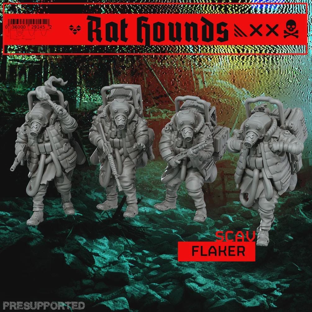 Rat Hounds Flankler Scavs - SkullForge Studios - Tabletop Miniatures