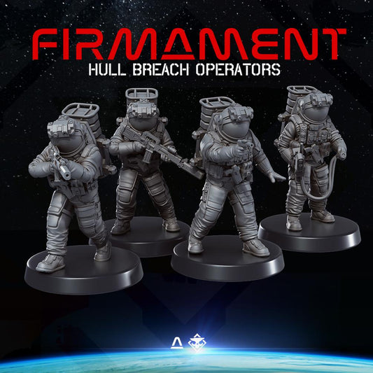 Firmament: Hullbreach Operators Set 2 - SkullForge Studios - Sci-Fi Tabletop Miniatures