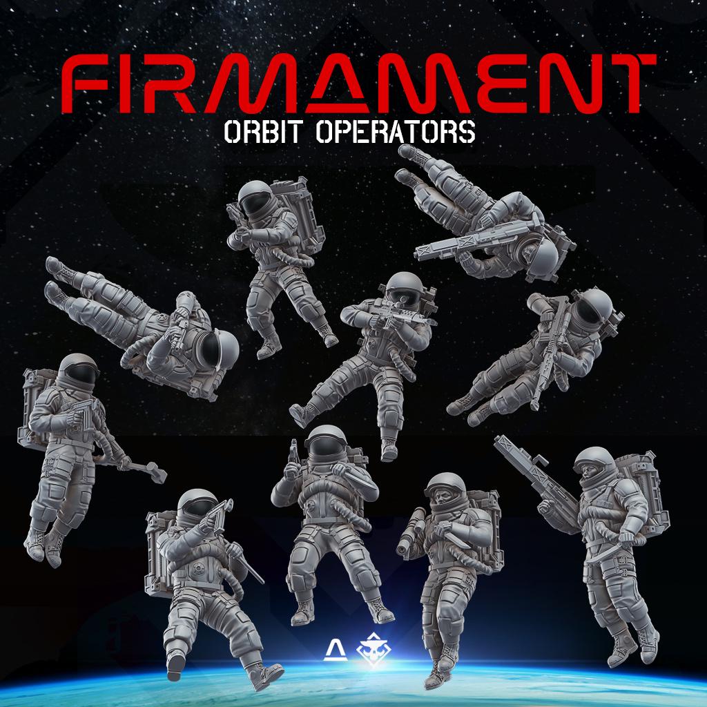 Firmament: Orbit Operators Modular Kit - SkullForge Studios - Sci-Fi Tabletop Miniatures