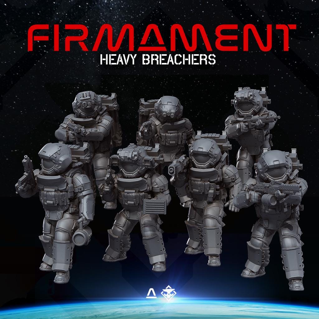 Firmament: Heavy Breachers - SkullForge Studios - Sci-Fi Tabletop Miniatures