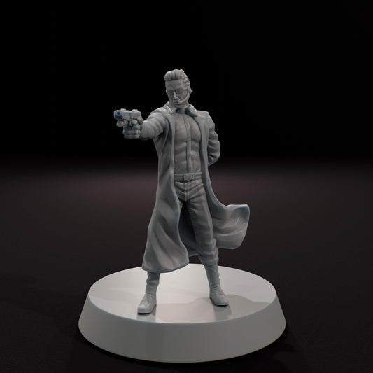 Seven Minute Agent -  32mm Scale Post-Apocalyptic Horror Miniature