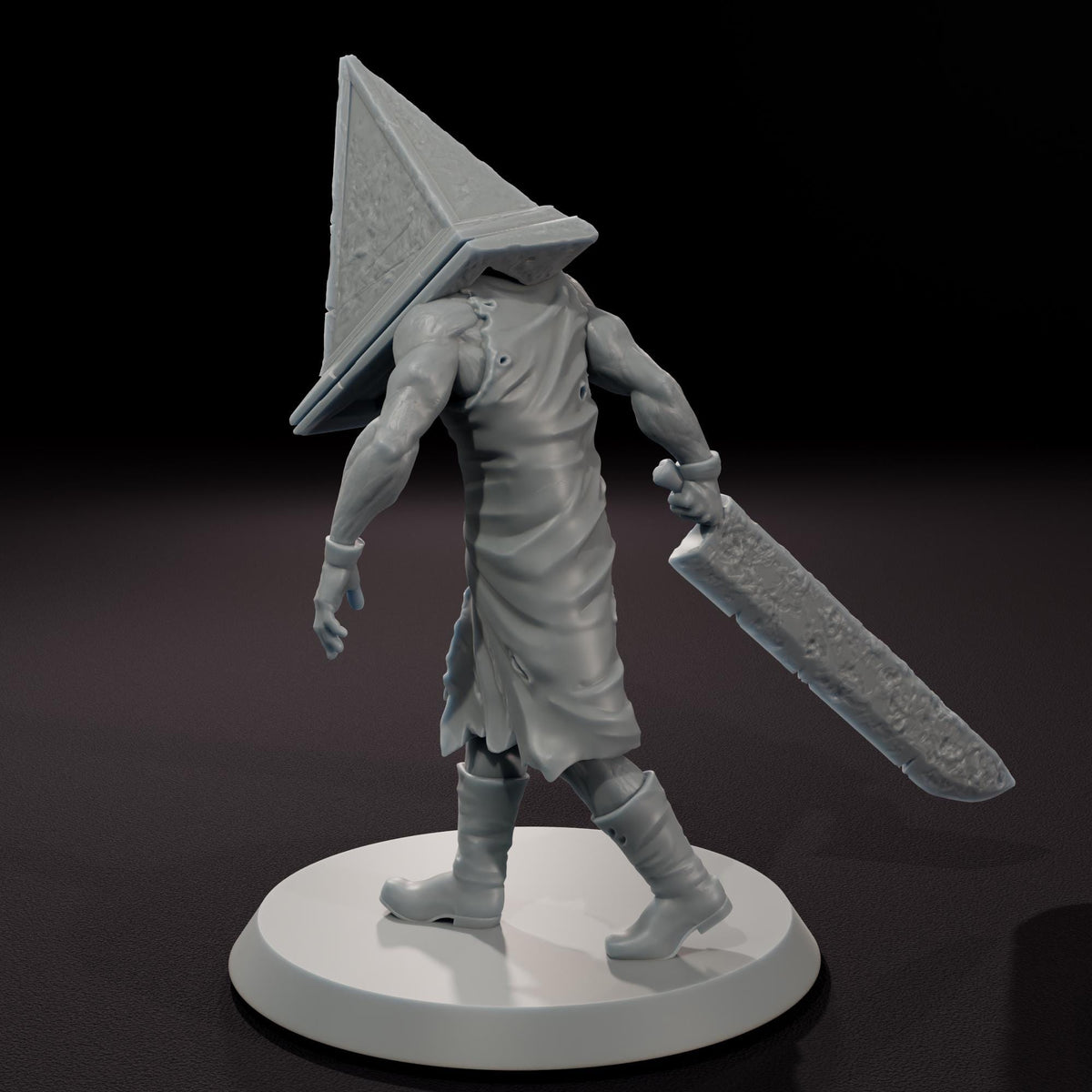 Tri-Faced Executioner - 32mm Scale Post-Apocalyptic Horror Miniature