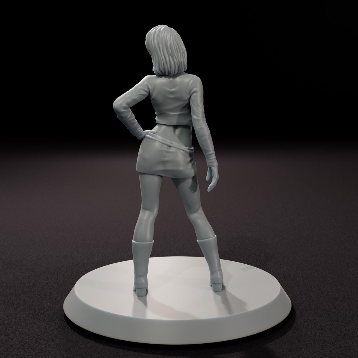 The Scarlet Doppelganger - 32mm Scale Post-Apocalyptic Horror Miniature