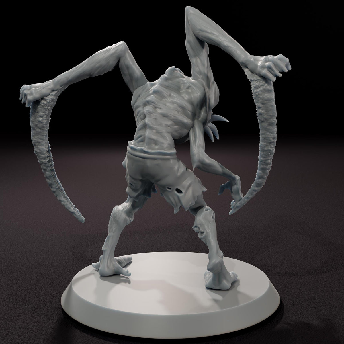 Necroid Slasher - 32mm Scale Sci-Fi Horror Miniature