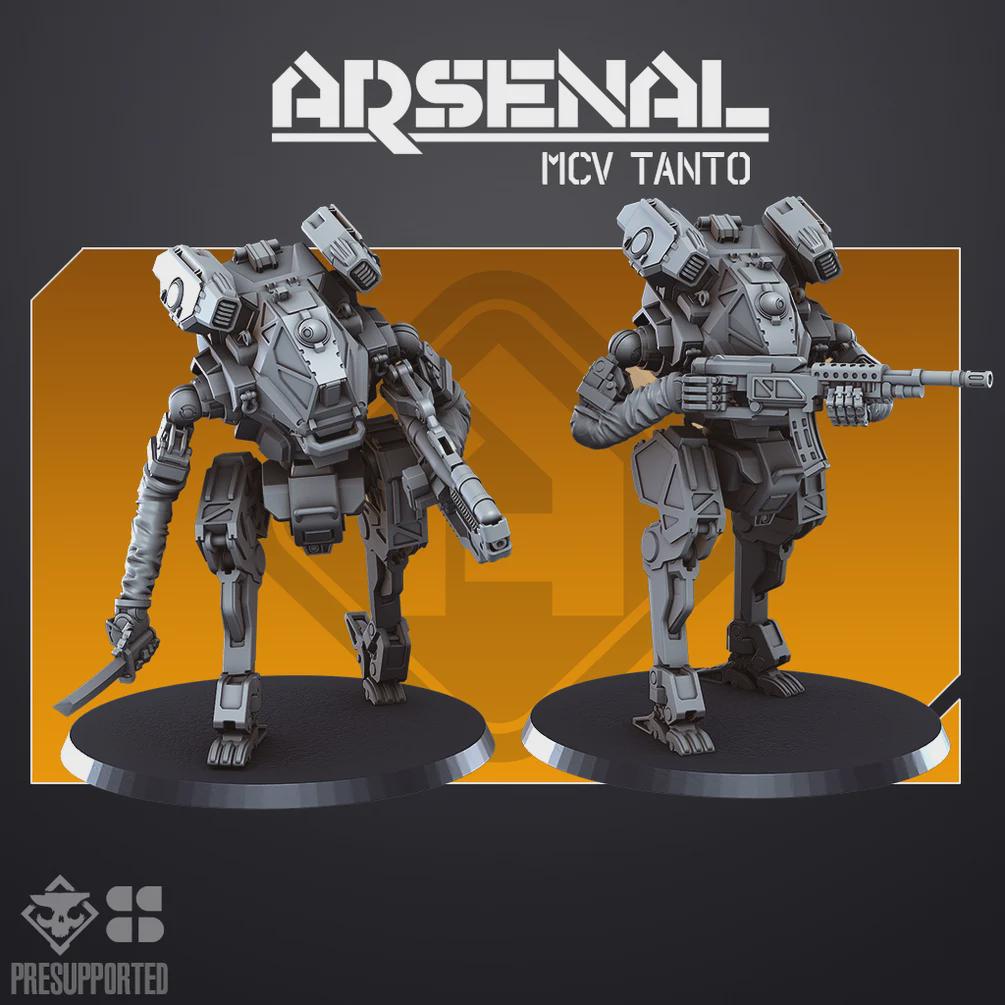 Arsenal MCV Tanto - SkullForge Studios - Sci-Fi Resin Miniatures