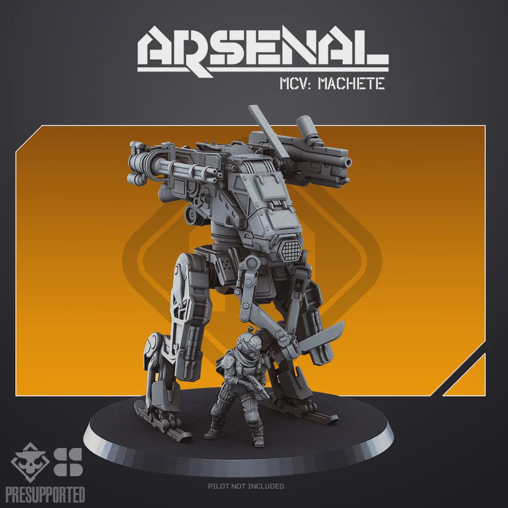 Arsenal MCV M - SkullForge Studios - Sci-Fi Resin Miniatures