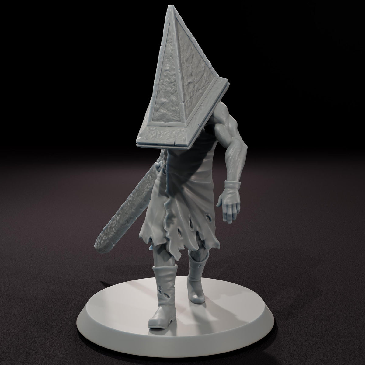 Tri-Faced Executioner - 32mm Scale Post-Apocalyptic Horror Miniature