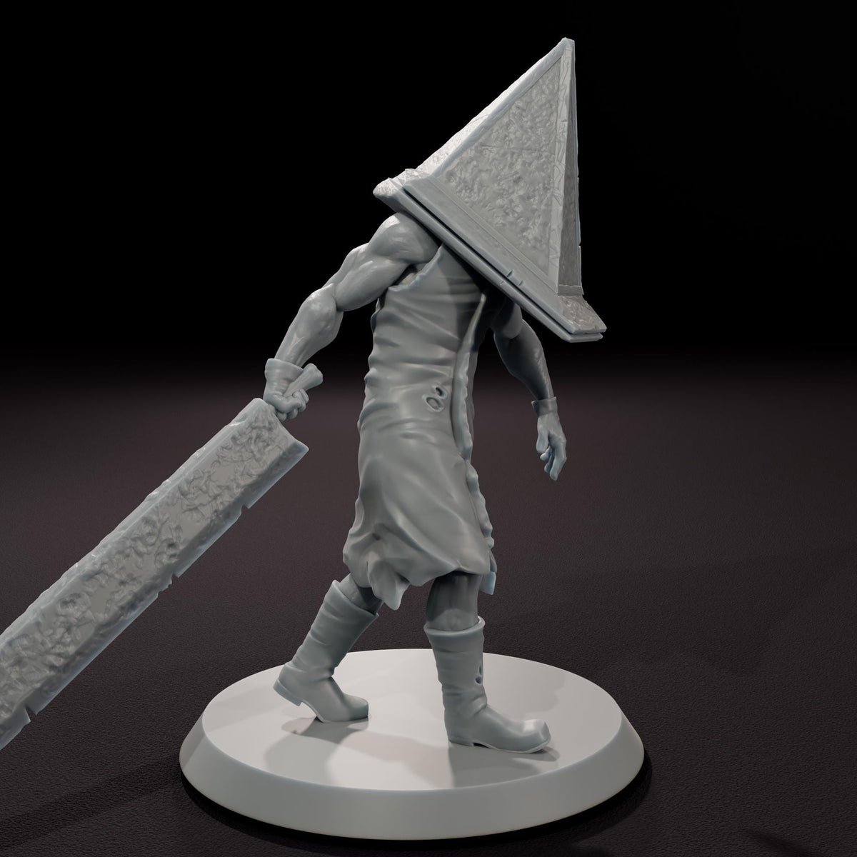 Tri-Faced Executioner - 32mm Scale Post-Apocalyptic Horror Miniature