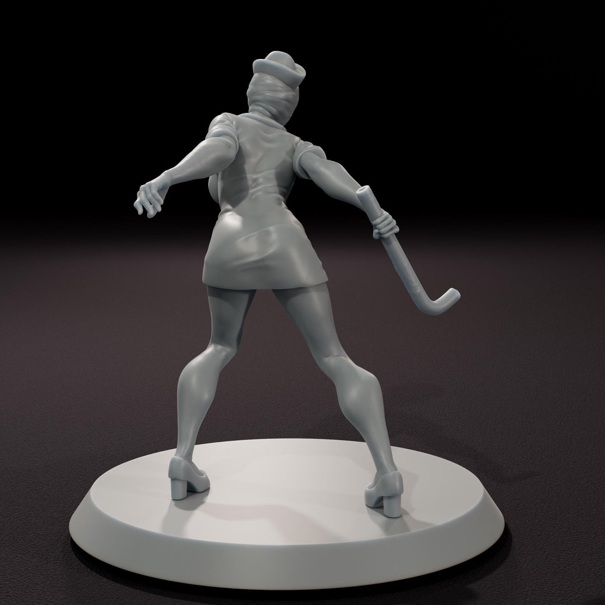 Faceless Nurses - 32mm Scale Post-Apocalyptic Horror Miniature