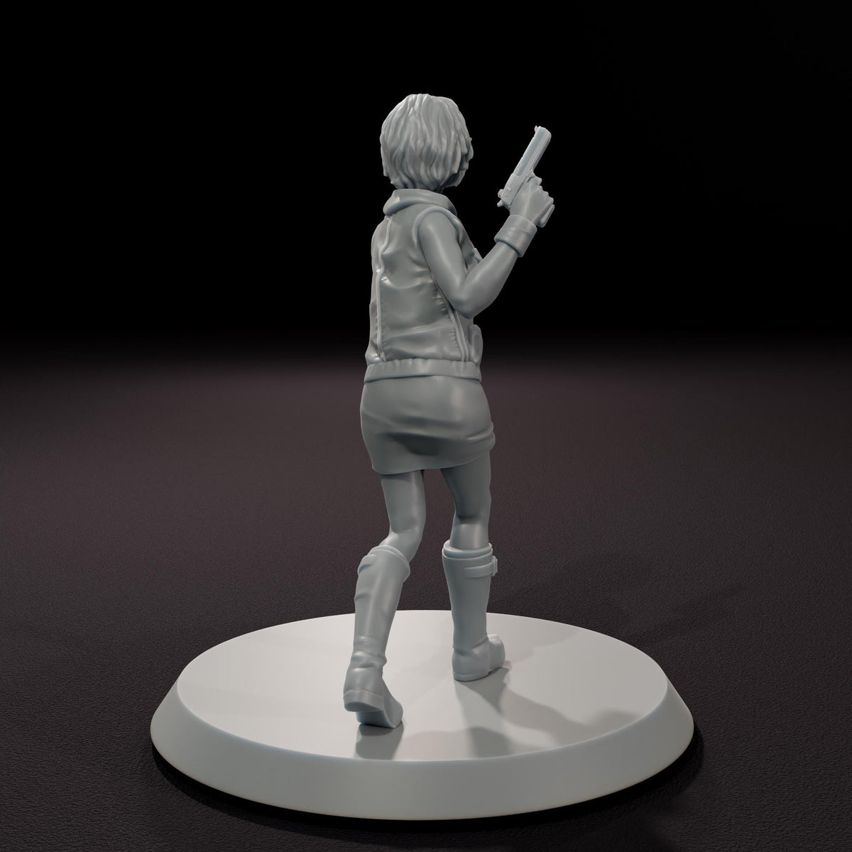 The Vengeful Daughter - 32mm Scale Post-Apocalyptic Horror Miniature