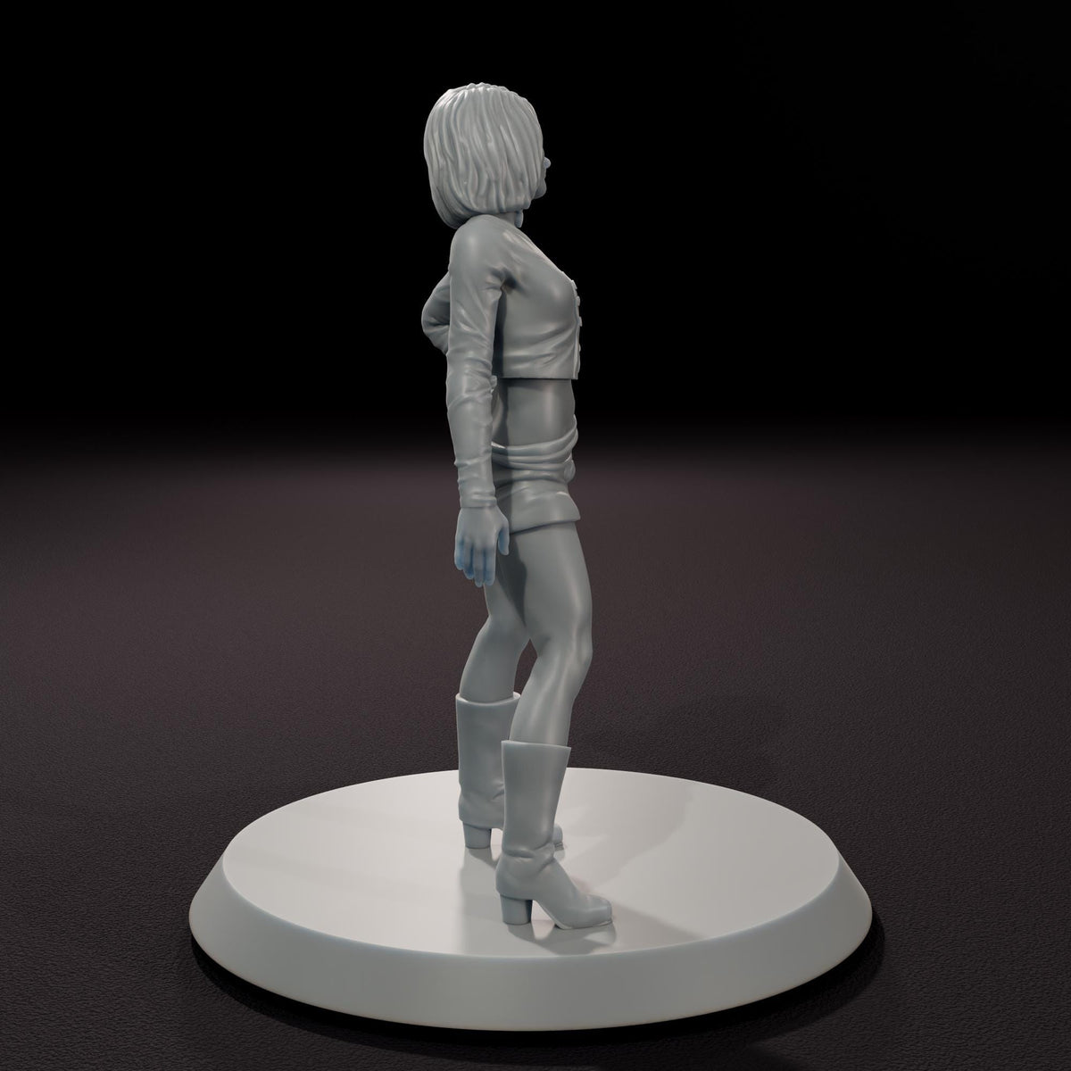 The Scarlet Doppelganger - 32mm Scale Post-Apocalyptic Horror Miniature