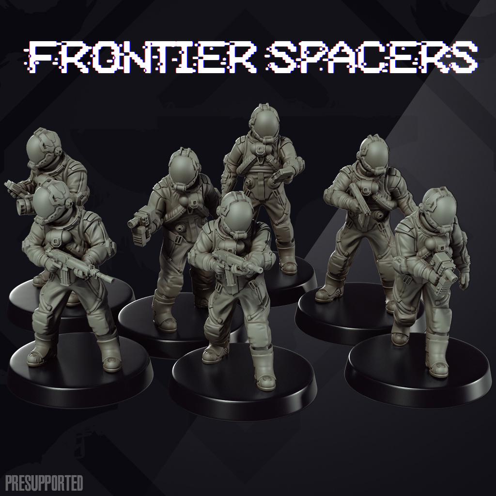Frontier Spacers - SkullForge Studios - Tabletop Miniatures