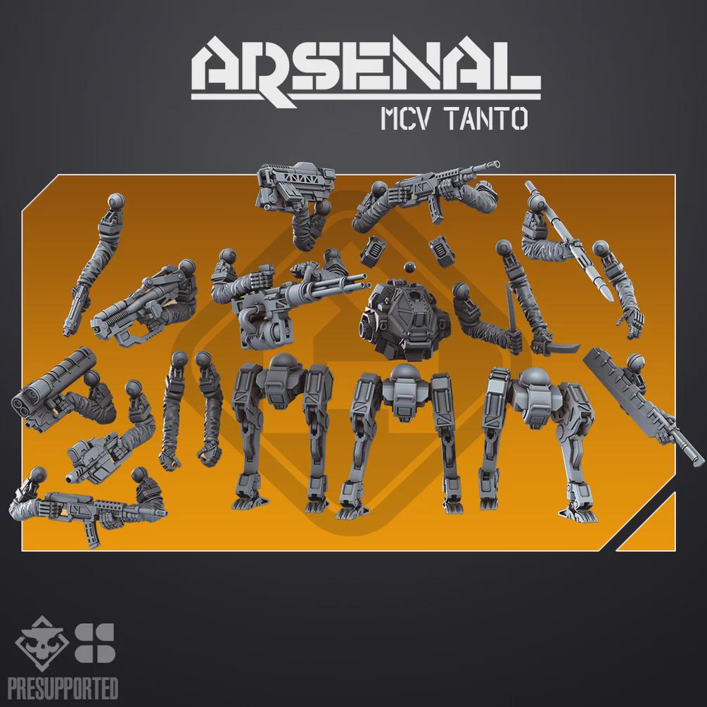 Arsenal MCV Tanto - SkullForge Studios - Sci-Fi Resin Miniatures
