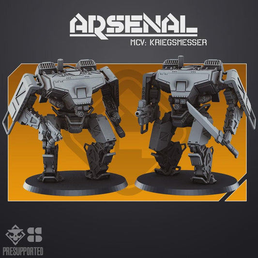 Arsenal MCV Kreig - SkullForge Studios - Sci-Fi Resin Miniatures